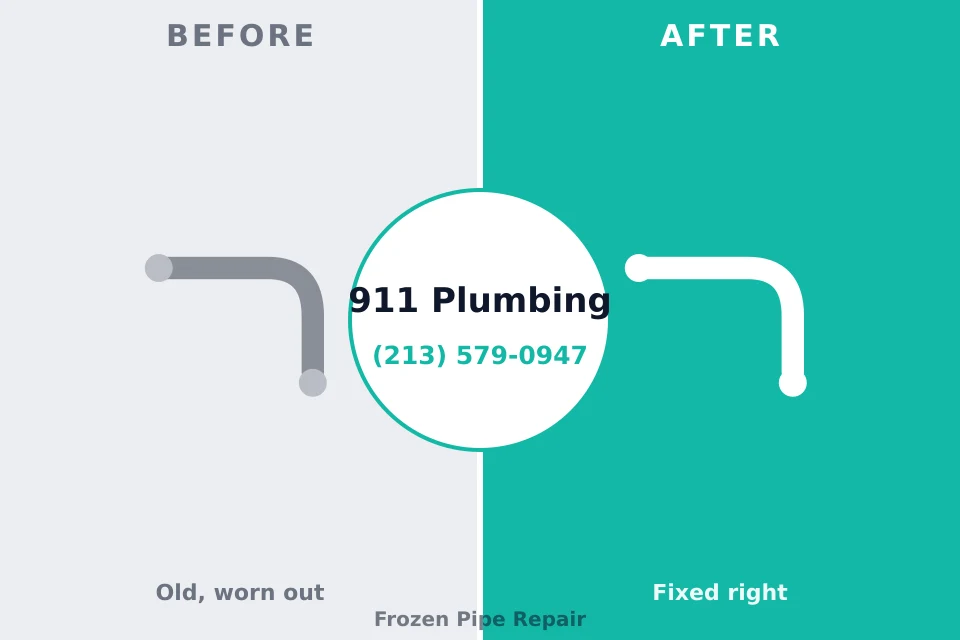 Before and after: plumbing company Seabrook Beach, NH
